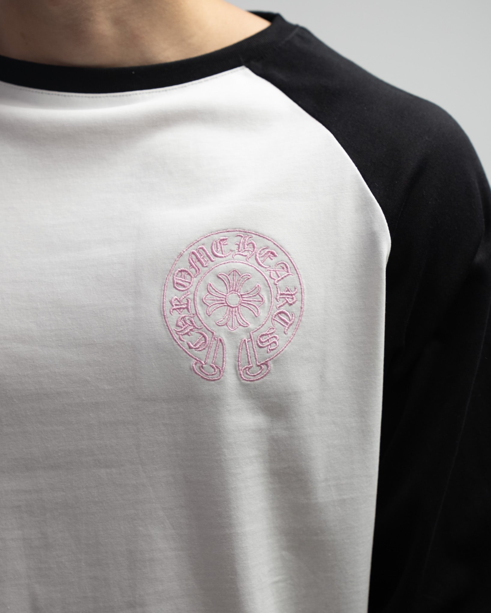 Pink Horseshoe Logo Black Long Sleeve™