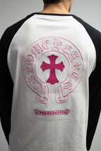 Pink Horseshoe Logo Black Long Sleeve™