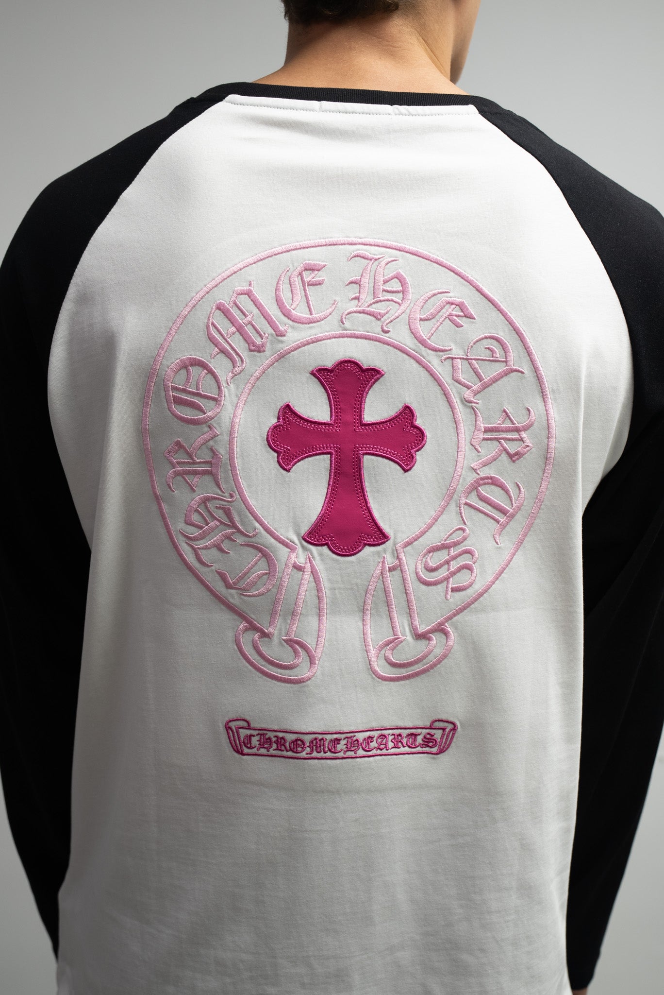 Pink Horseshoe Logo Black Long Sleeve™