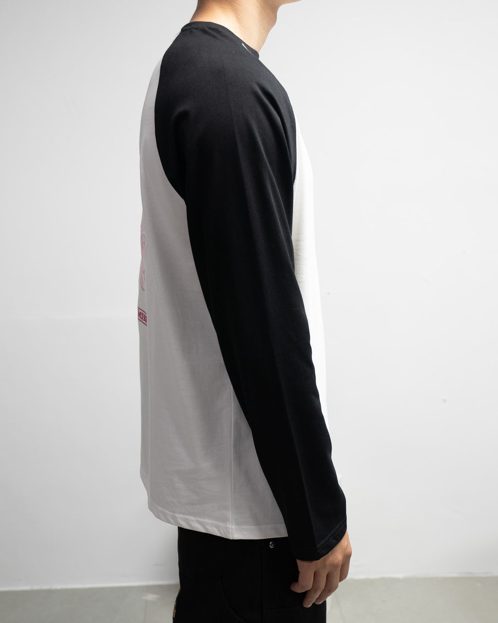 Pink Horseshoe Logo Black Long Sleeve™