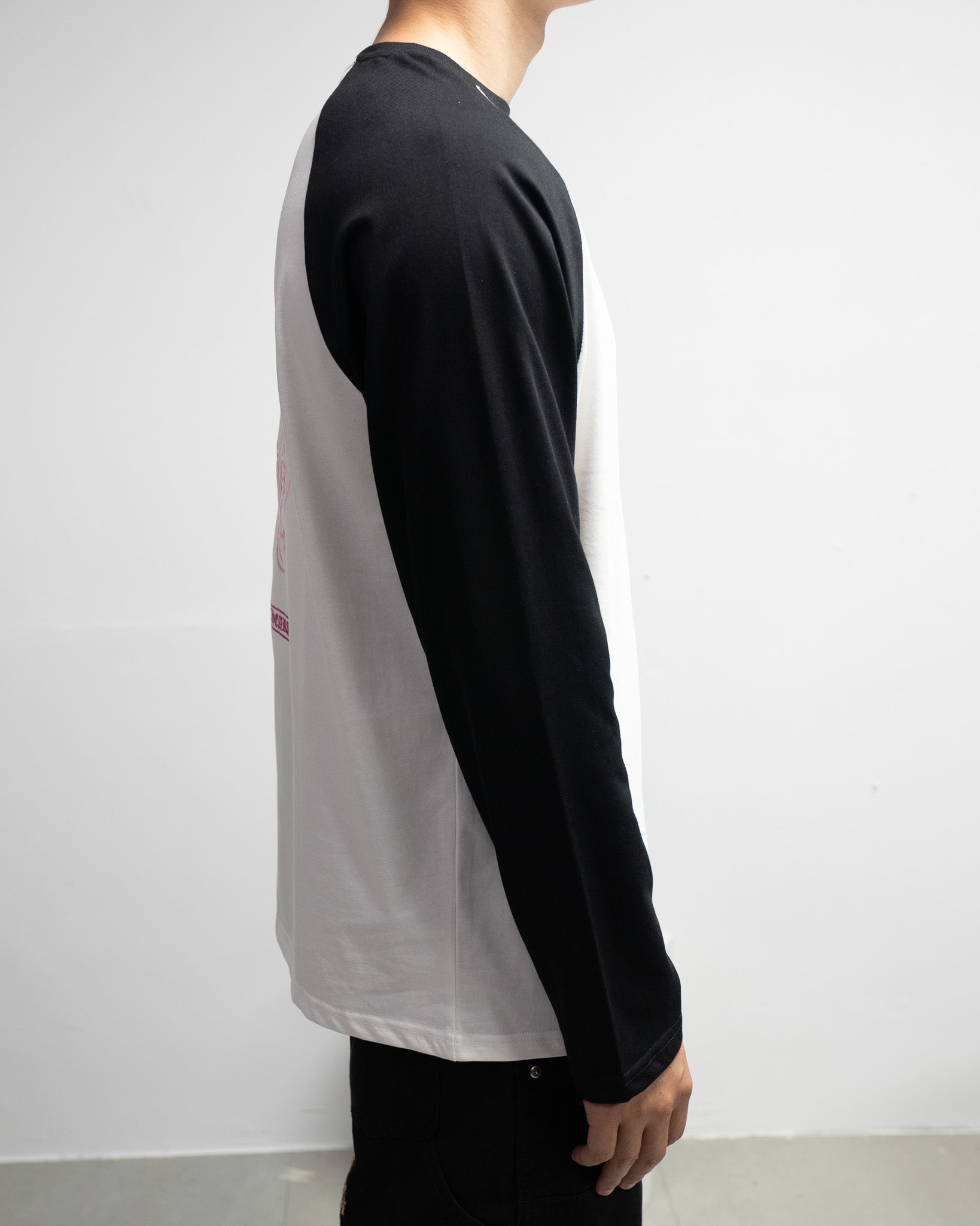 Pink Horseshoe Logo Black Long Sleeve™