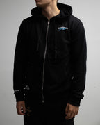 Horse Shoe Logo St. Barth Black Full Zip Hoodie™