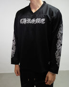 Black Mesh Long Sleeve Hockey Jersey™