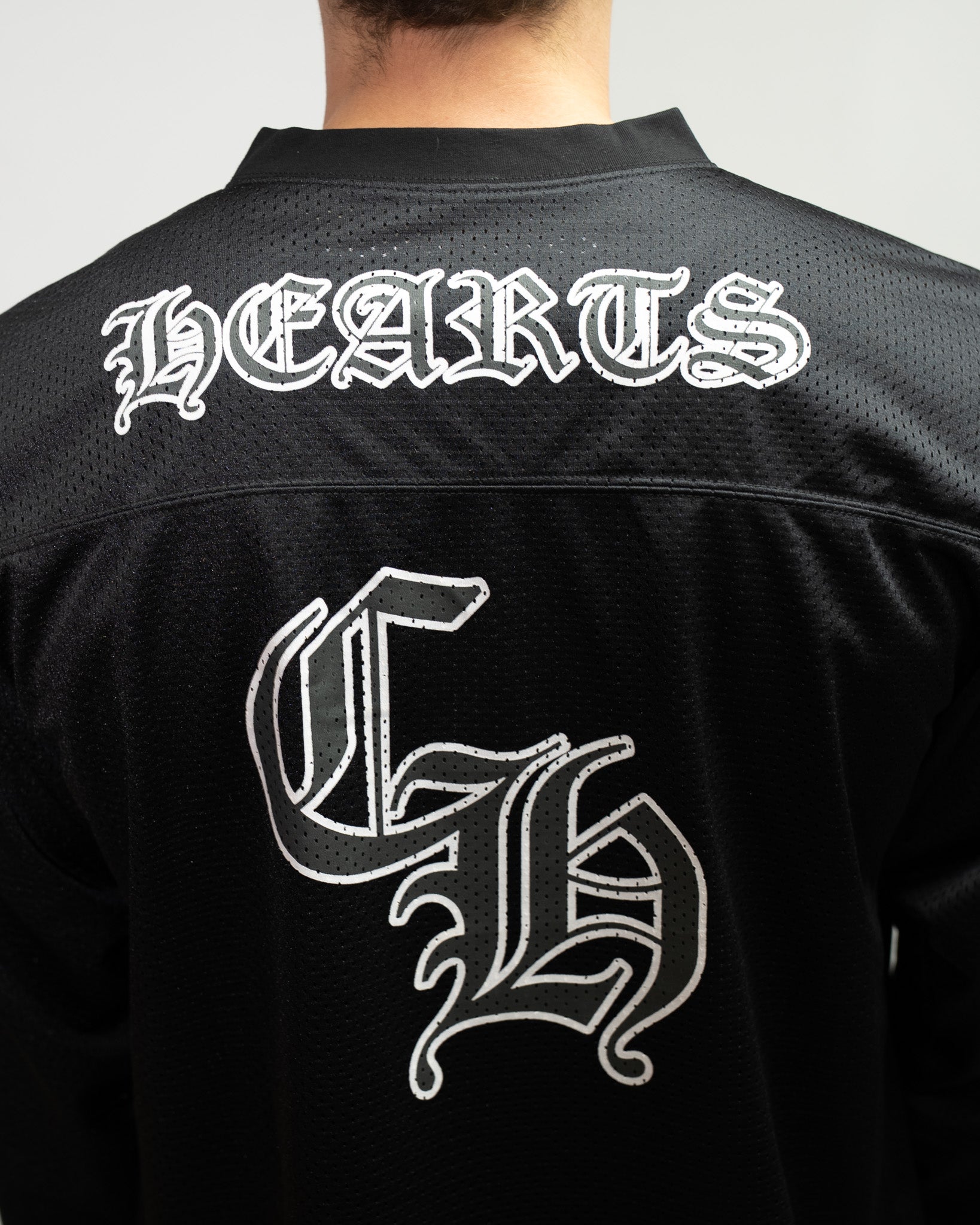 Black Mesh Long Sleeve Hockey Jersey™