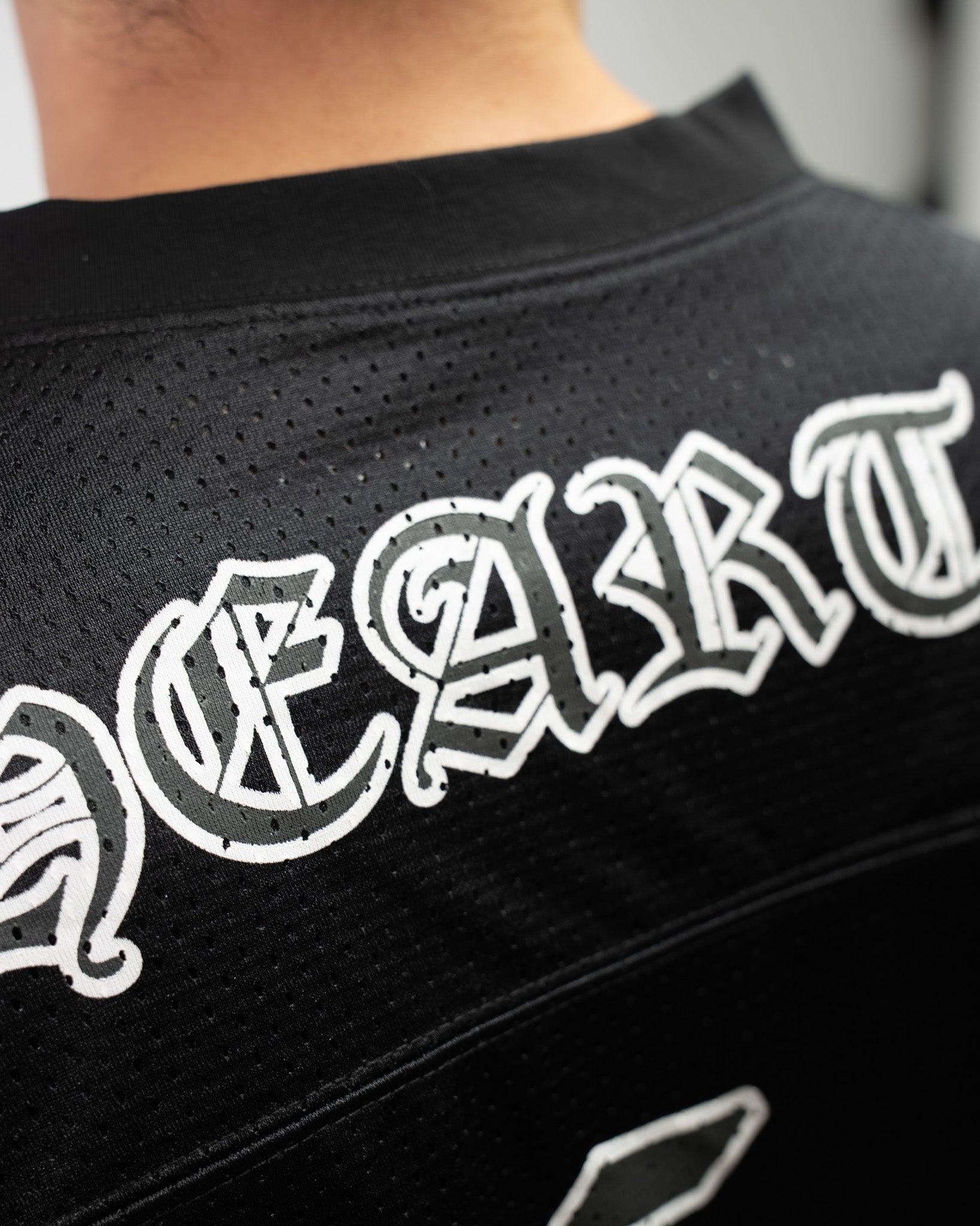 Black Mesh Long Sleeve Hockey Jersey™