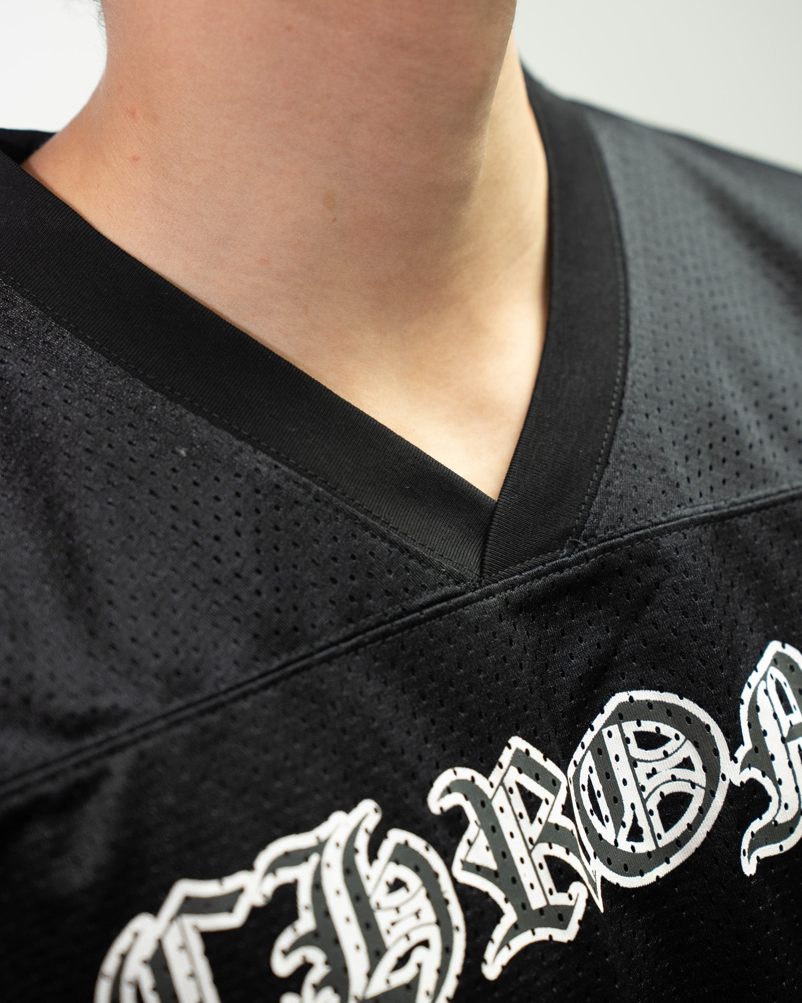Black Mesh Long Sleeve Hockey Jersey™