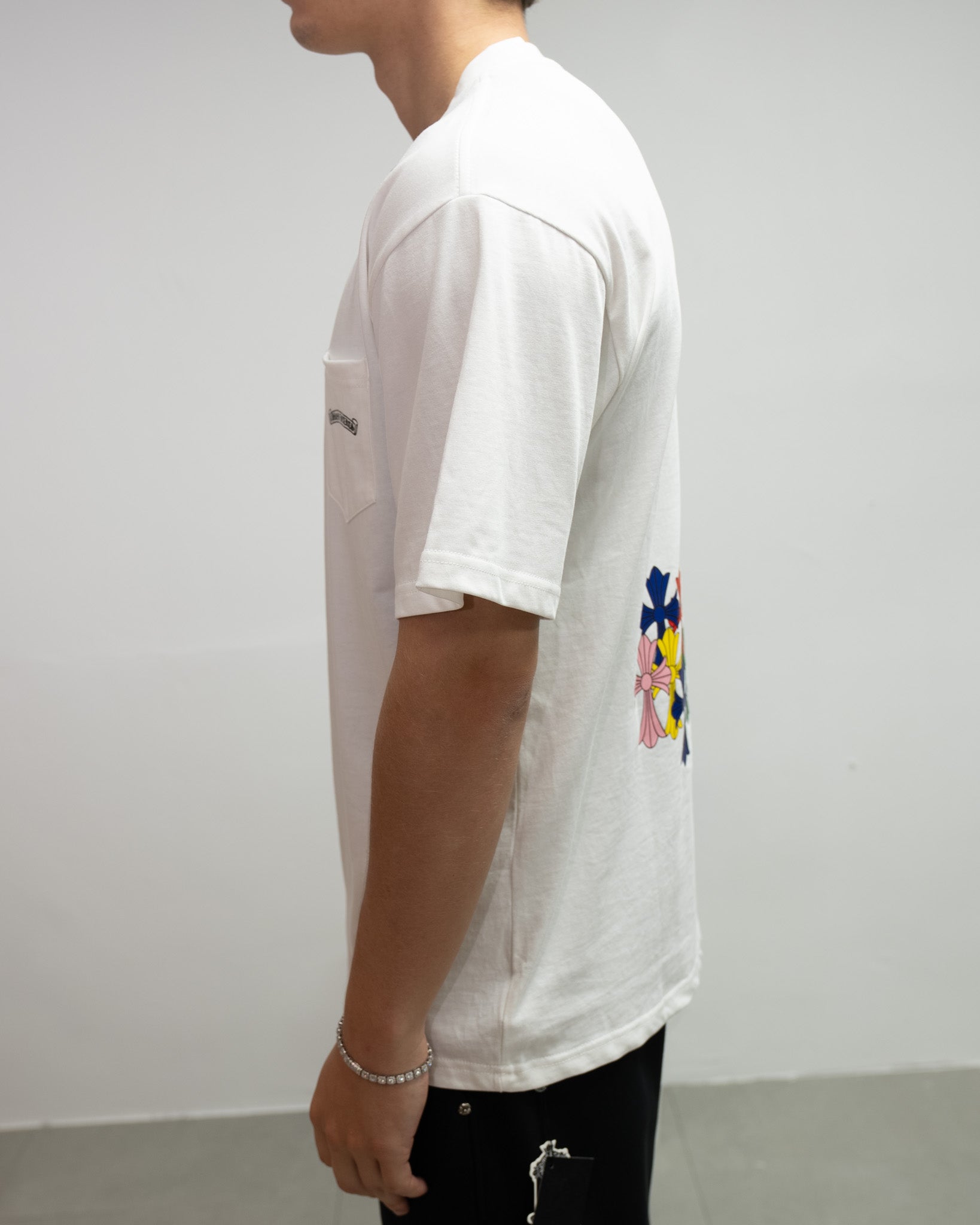 Multi Color Crosses White T-Shirt™