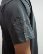 Embroidered Crosses Grey T-Shirt™