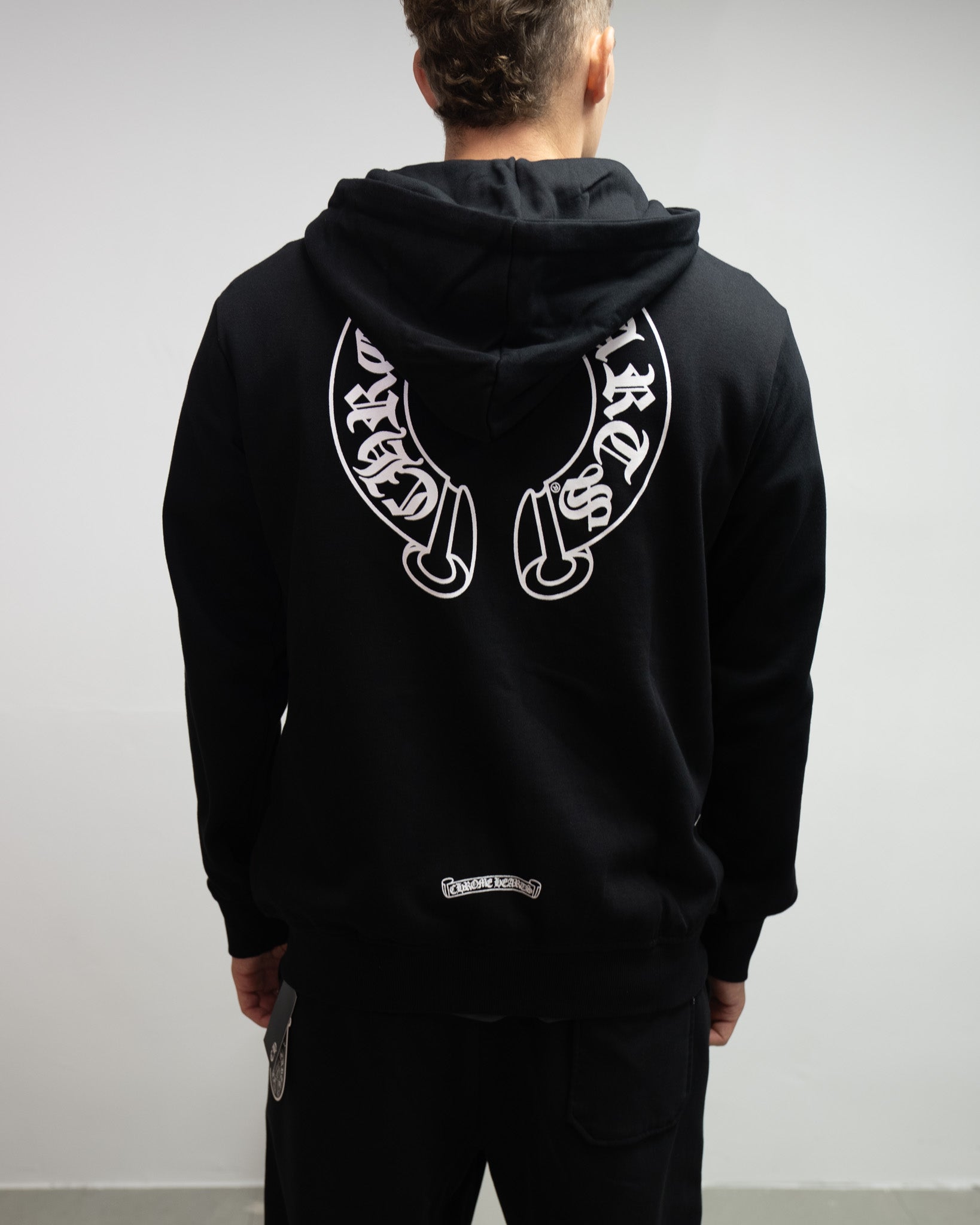 Horseshoe Logo Black Full Zip Hoodie™