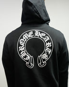 Horseshoe Logo Black Full Zip Hoodie™