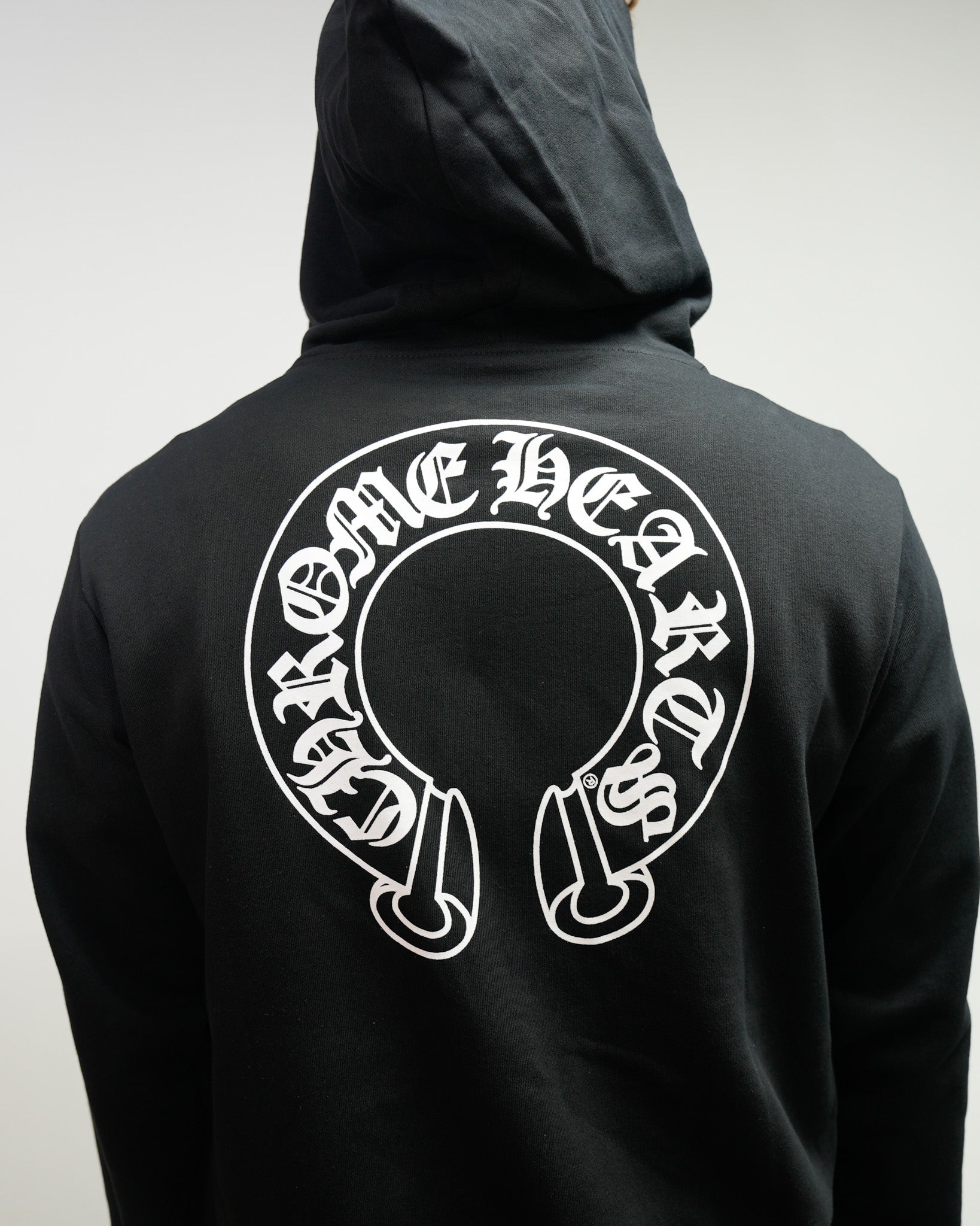 Horseshoe Logo Black Full Zip Hoodie™