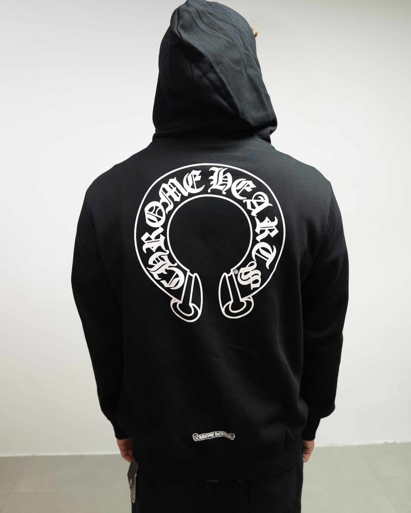 Horseshoe Logo Black Full Zip Hoodie™