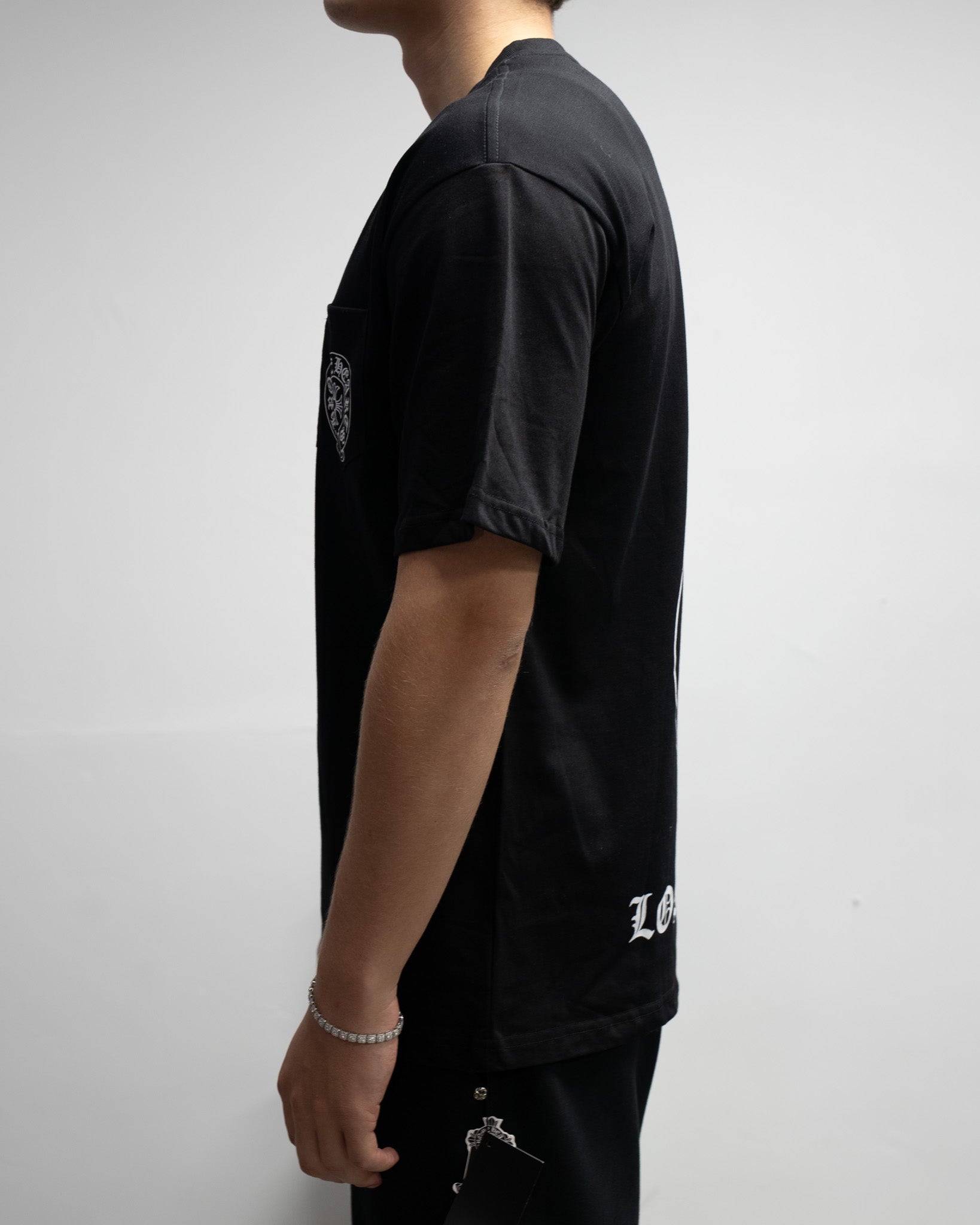 Horse Shoe Logo Los Angeles Black T-Shirt™