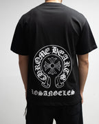 Horse Shoe Logo Los Angeles Black T-Shirt™