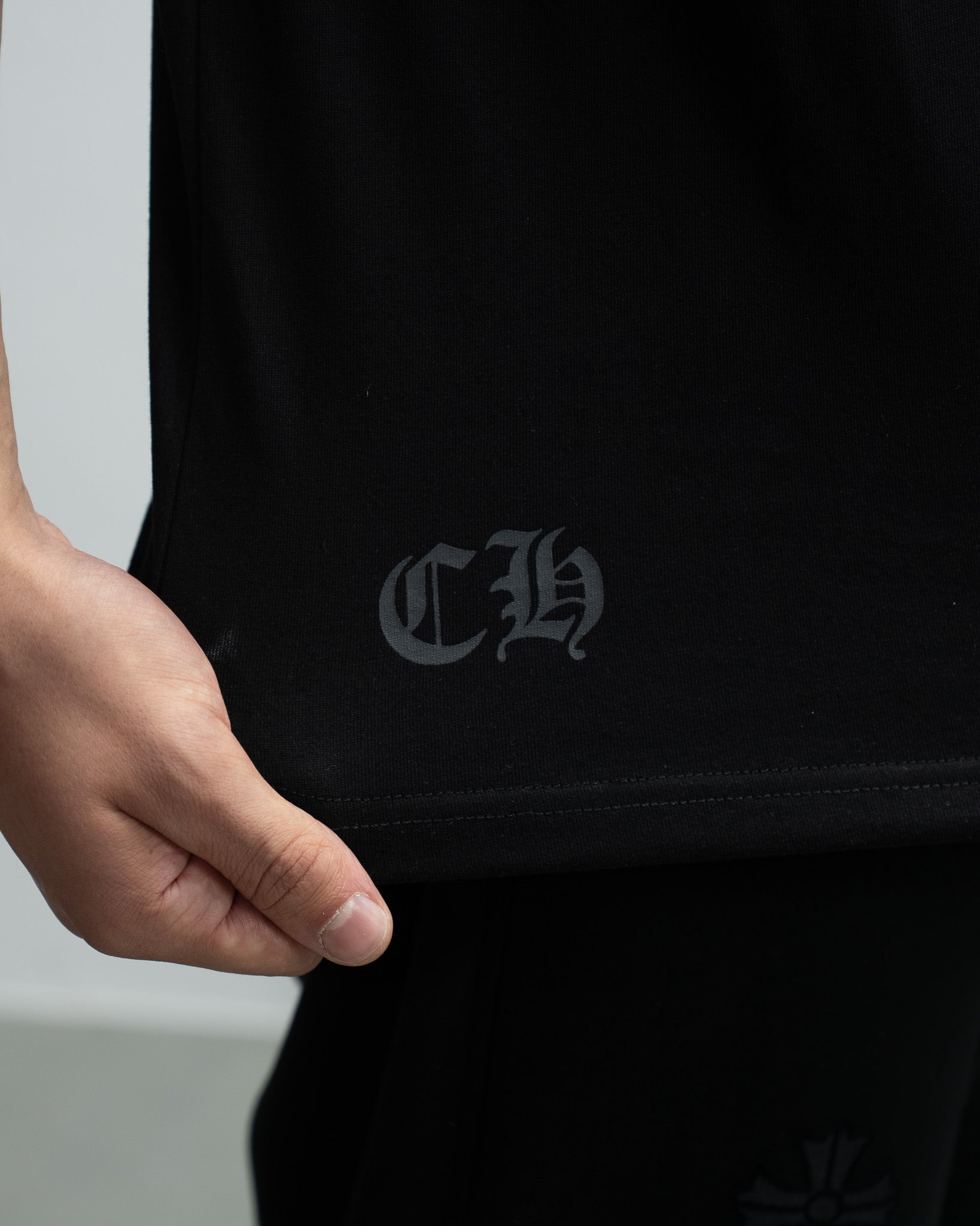 Horse Shoe Logo Los Angeles Black T-Shirt™