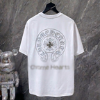 Horseshoe Logo Studded White T-Shirt™