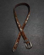 Ornamental Brown Leather Belt™