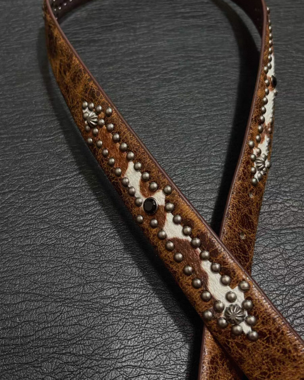 Ornamental Brown Leather Belt™