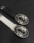M-Boy Mouth Black Leather Belt™