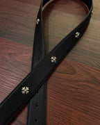 Small Metallic Crosses Leather Belt™
