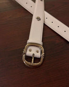 Small Metallic Crosses Leather Belt™