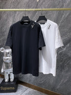 Metallic Symbols Safety Pin Black T-Shirt™