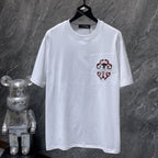 Checkered Dagger Crest White T-Shirt™