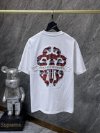 Checkered Dagger Crest White T-Shirt™