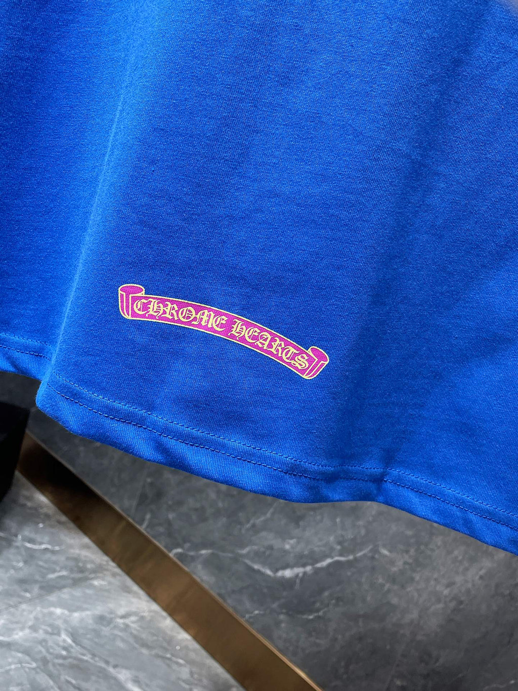 Pink Banner Logo Blue T-Shirt™