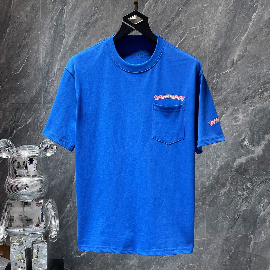 Pink Banner Logo Blue T-Shirt™