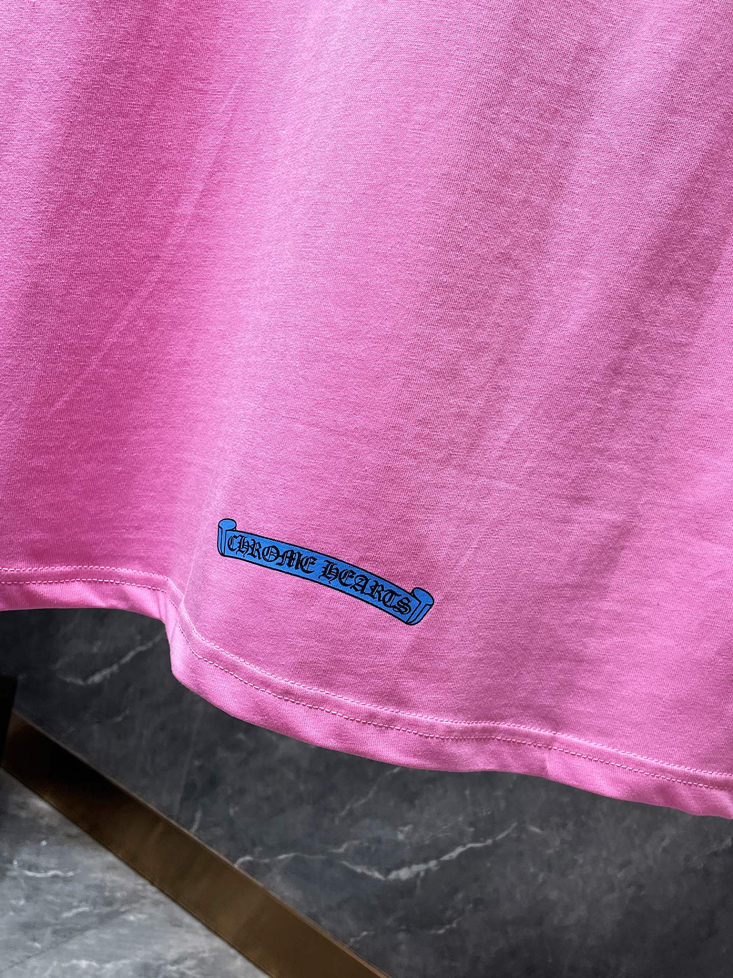 Blue Banner Logo Pink T-Shirt™