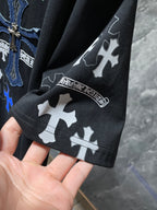 Denim Cross Black T-Shirt™