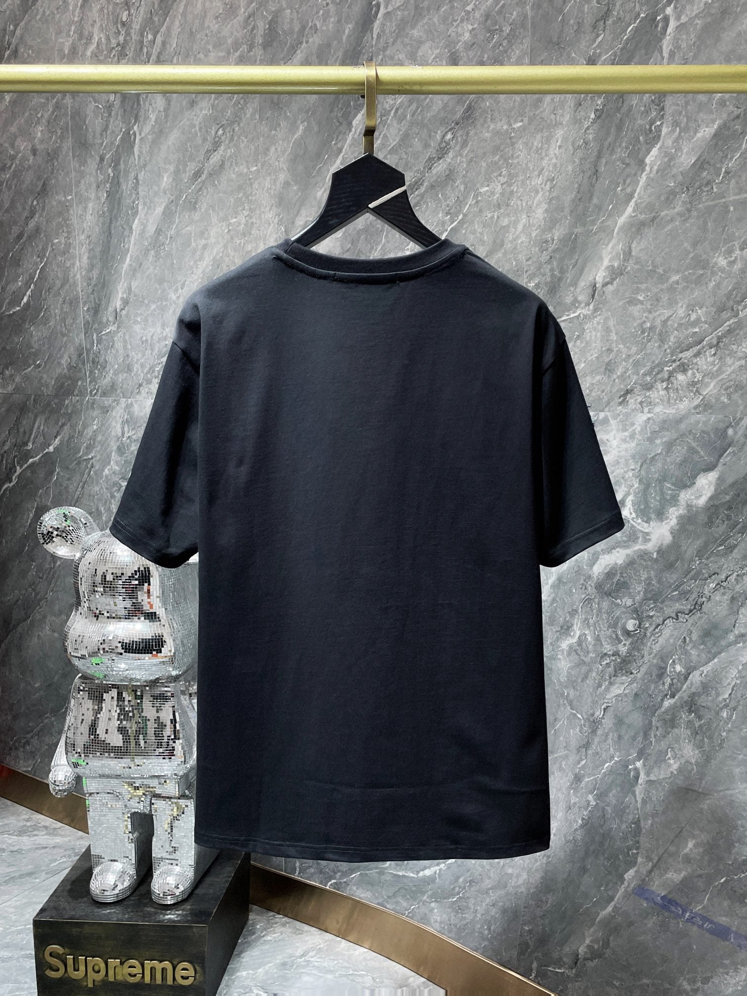 Denim Cross Black T-Shirt™