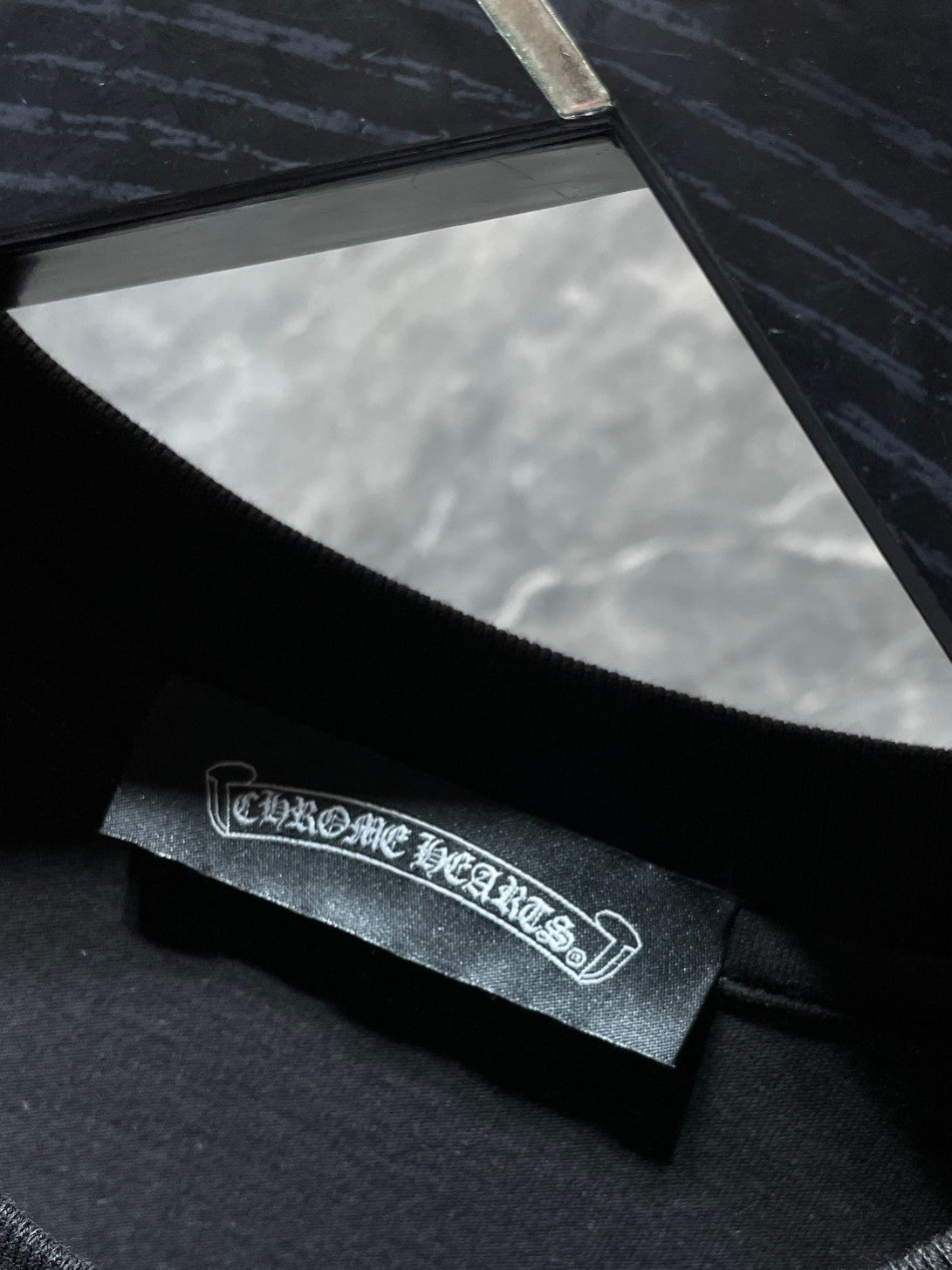 Denim Cross Black T-Shirt™