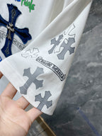 Denim Cross White T-Shirt™