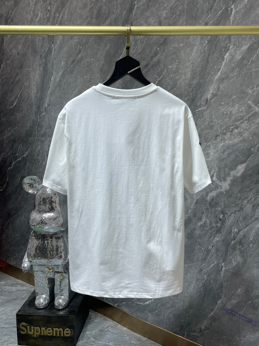Denim Cross White T-Shirt™