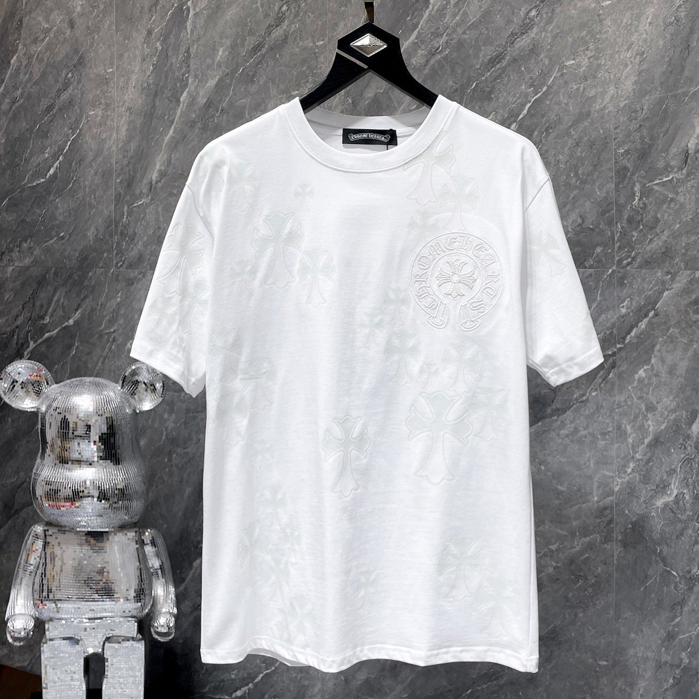 Faded Crosses White T-Shirt™