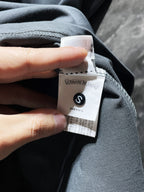 Embroidered Crosses Patch Grey T-Shirt™