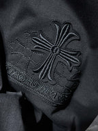Embroidered Crosses Patch Black T-Shirt™
