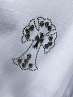 Rhinestone Cross White T-Shirt™