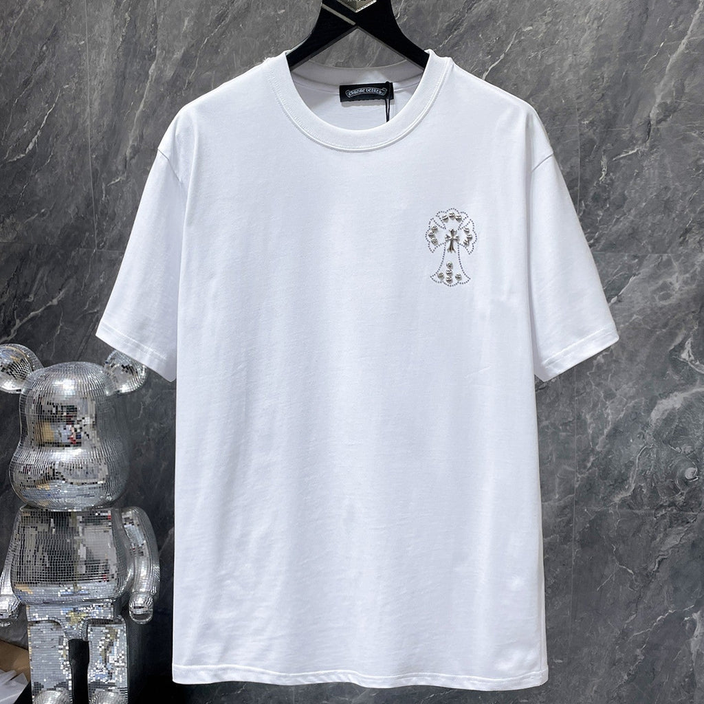 Rhinestone Cross White T-Shirt™