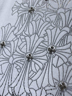 Rhinestone Cross White T-Shirt™