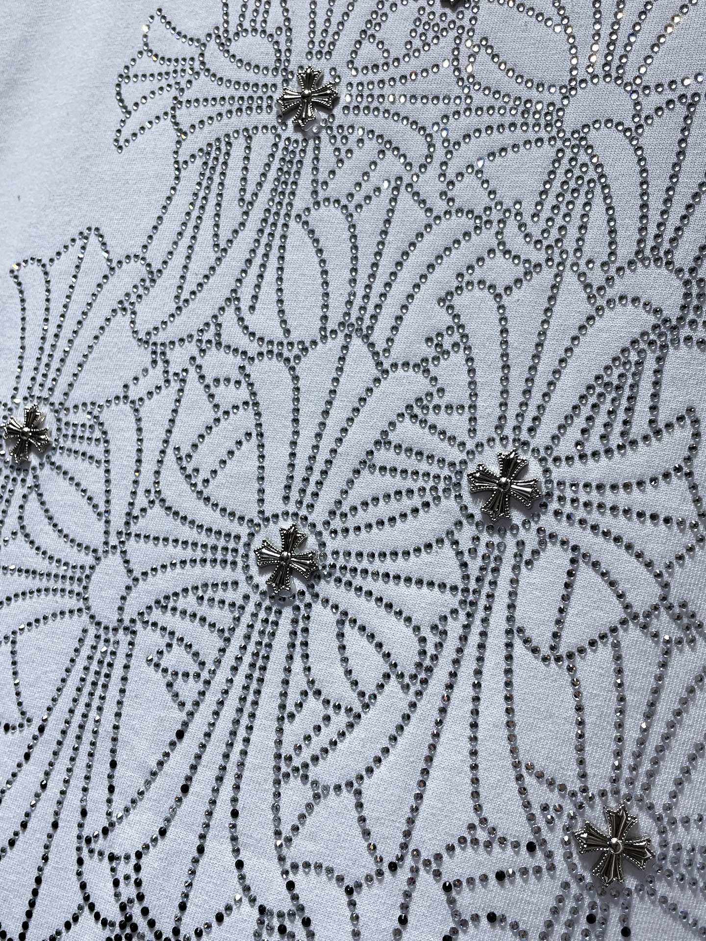 Rhinestone Cross White T-Shirt™