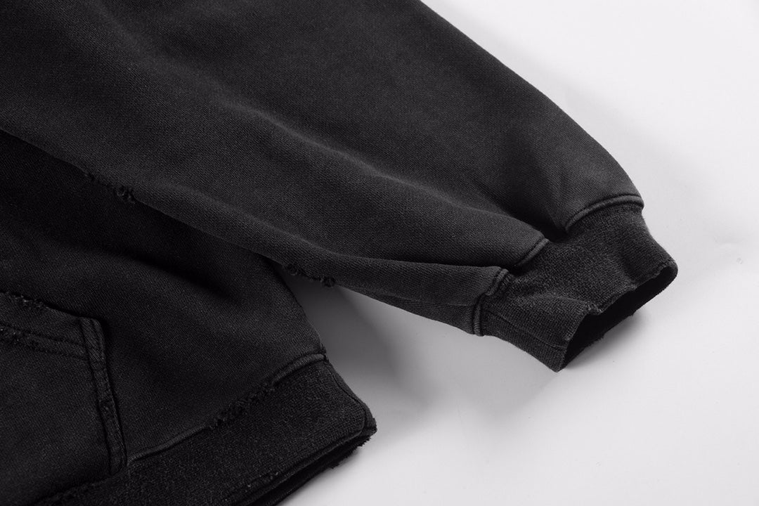 ER* Black Typograhpy Hoodie™