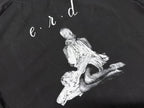 ER* Woman in Sheet Raglan Black T-Shirt™