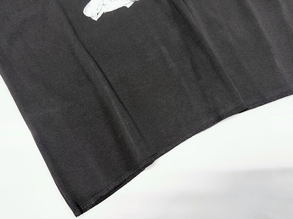 ER* Woman in Sheet Raglan Black T-Shirt™