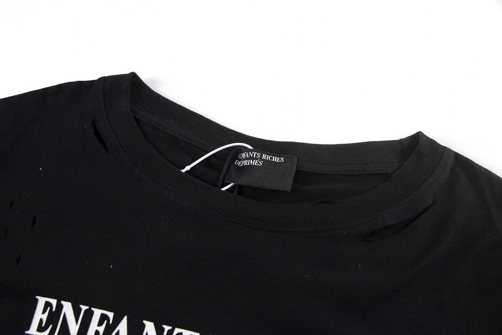 ER* Distressed Black T-Shirt™