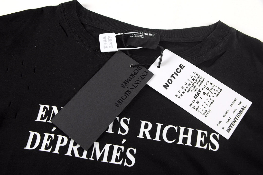 ER* Distressed Black T-Shirt™