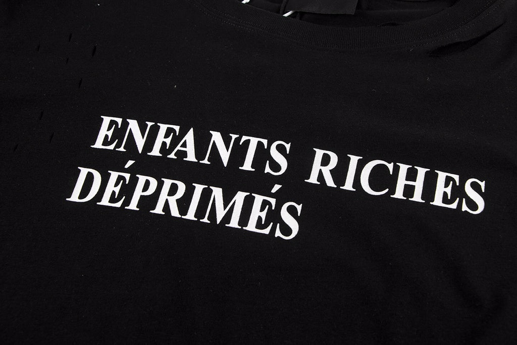 ER* Distressed Black T-Shirt™