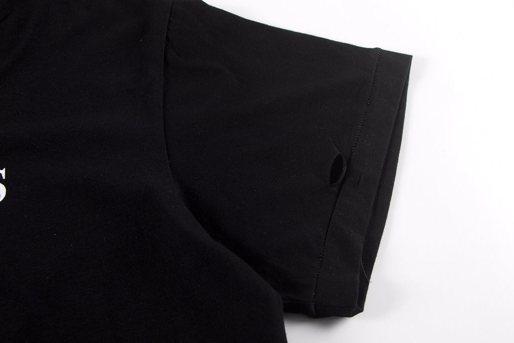 ER* Distressed Black T-Shirt™